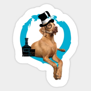 Lord Vizsla Blue Sticker